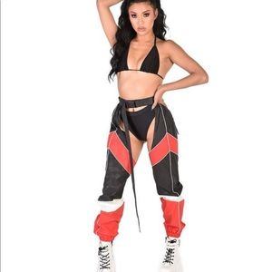 Vroom vroom reflective chaps